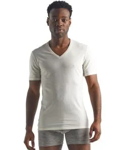 Icebreaker Men's Merino Anatomica Short Sleeve V Neck T-Shirt