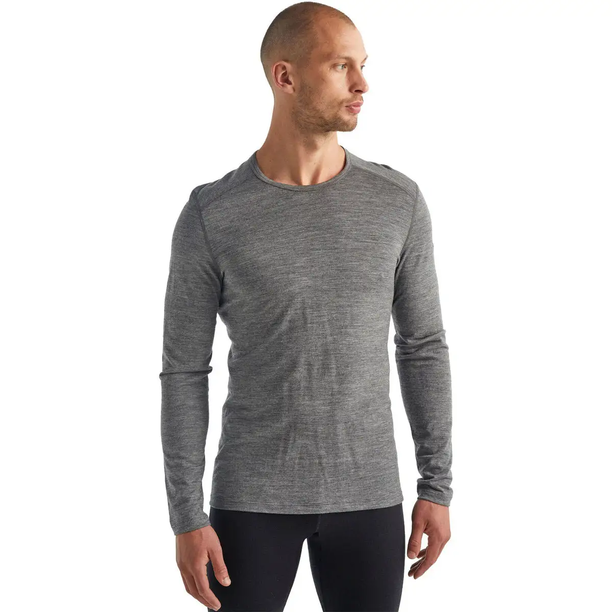 Icebreaker Men's Merino 200 Oasis Long Sleeve Crewe Thermal Top 3 Icebreaker Men's Merino 200 Oasis Long Sleeve Crewe Thermal Top - Image 3
