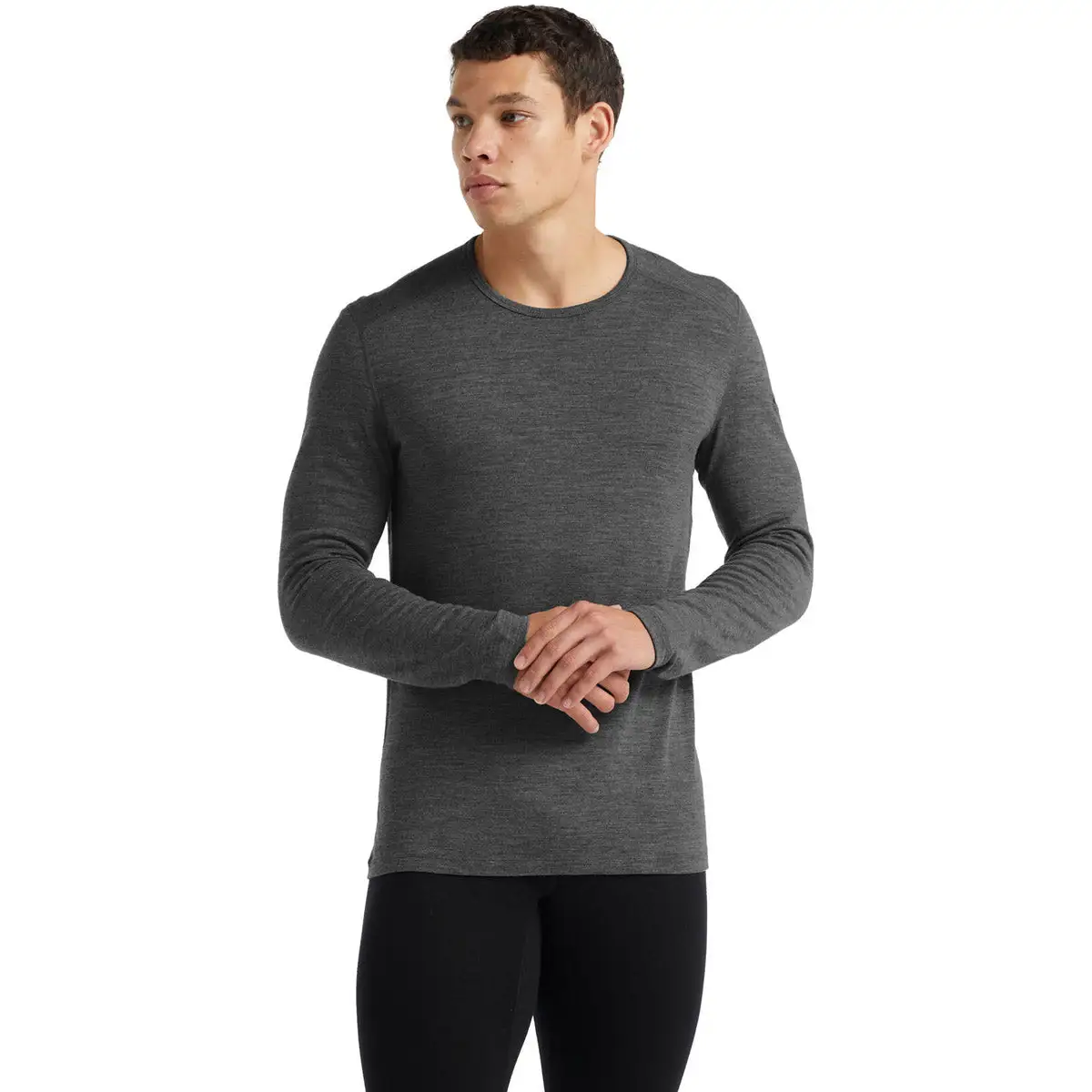 Icebreaker Men's Merino 260 Tech Long Sleeve Crewe Thermal Top 2 Icebreaker Men's Merino 260 Tech Long Sleeve Crewe Thermal Top - Image 2