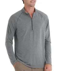 Free Fly Apparel Men's Bamboo Flex Quarter Zip