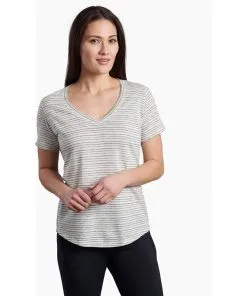 KUHL Women's Aria Short Sleeve -Outlet Sneakers Store 8463 Aria SS Pavement Front