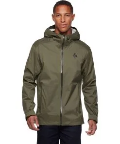 Black Diamond Men's Stormline Stretch Rain Shell -Outlet Sneakers Store CDT0 3010 M STORMLINE STRETCH RAIN SHELL TUNDRA 01