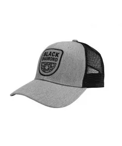 Black Diamond BD Trucker Hat -Outlet Sneakers Store FX7L 113 BD TRUCKER HAT HEATHERED ALUMINUM 01