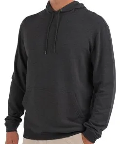 Free Fly Apparel Men's Bamboo Fleece Pullover Hoody 13 Free Fly Apparel Men's Bamboo Fleece Pullover Hoody -Outlet Sneakers Store M FleecePulloverHoody 1000px HeatherBlack 1 1