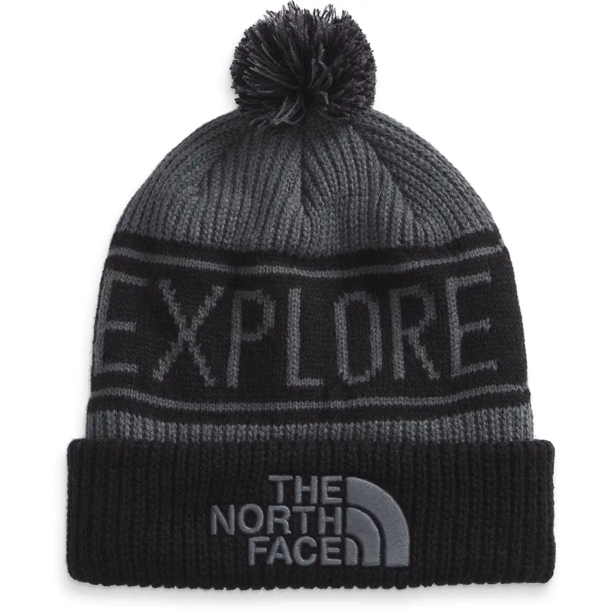 The North Face Retro TNF Pom Beanie 1 The North Face Retro TNF Pom Beanie