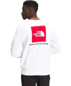 The North Face Men's Box NSE Cew Sweatshirt -Outlet Sneakers Store NF0A5A6V FN4 hero