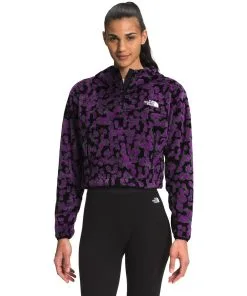 The North Face Women's Printed Osito 1/4 Zip Hoodie