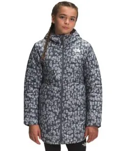 The North Face Girls' Printed Reversible Mossbud Swirl Parka