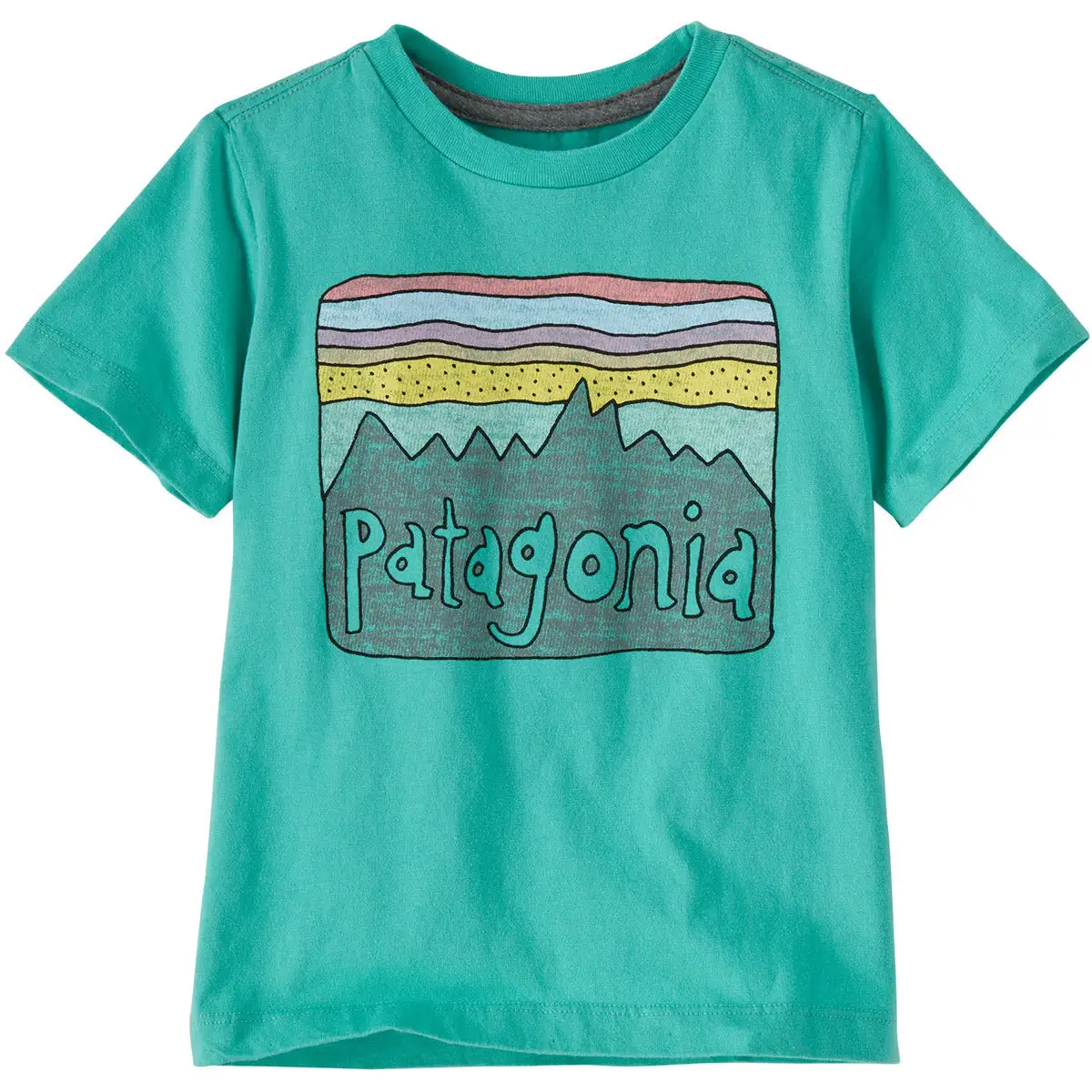 Patagonia Baby Regenerative Organic Certified Cotton Fitz Roy Skies T-Shirt 1 Patagonia Baby Regenerative Organic Certified Cotton Fitz Roy Skies T-Shirt