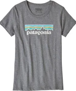 Patagonia Girls' Pastel P-6 Logo Organic T-Shirt
