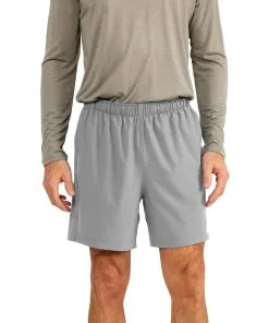 Free Fly Apparel Men's Breeze Short - 6" -Outlet Sneakers Store breeze short 6 slate men bottom 1