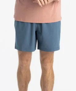 Free Fly Apparel Men's Breeze Short - 6" -Outlet Sneakers Store breeze short pacific blue men 1