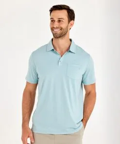 Free Fly Apparel Men's Bamboo Heritage Polo 14 Free Fly Apparel Men's Bamboo Heritage Polo -Outlet Sneakers Store heritage polo flats blue men top 1