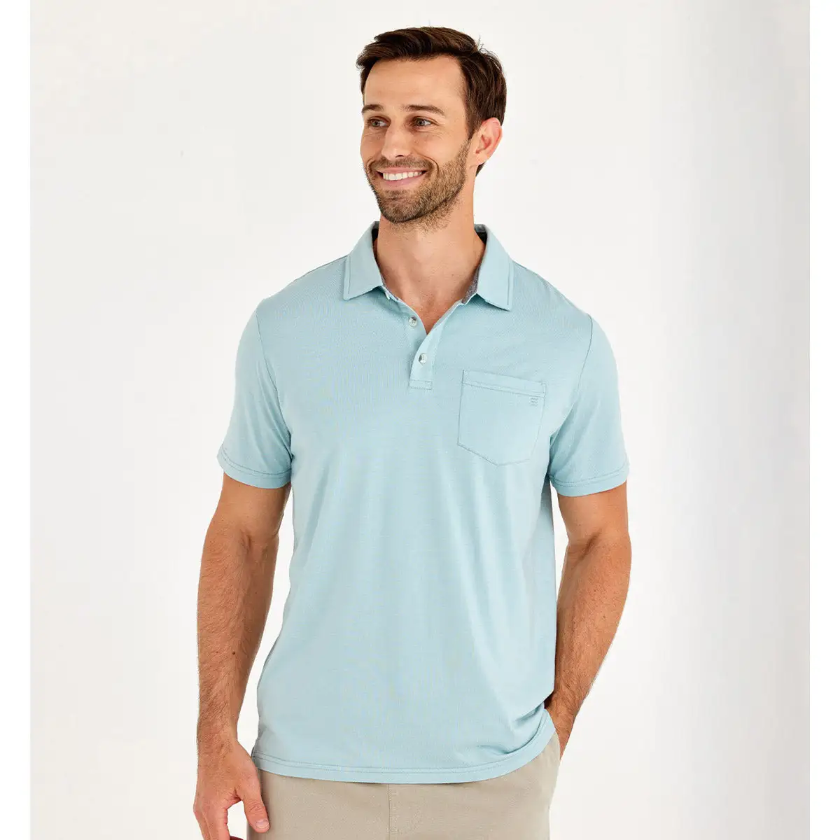 Free Fly Apparel Men's Bamboo Heritage Polo 7 Free Fly Apparel Men's Bamboo Heritage Polo - Image 7
