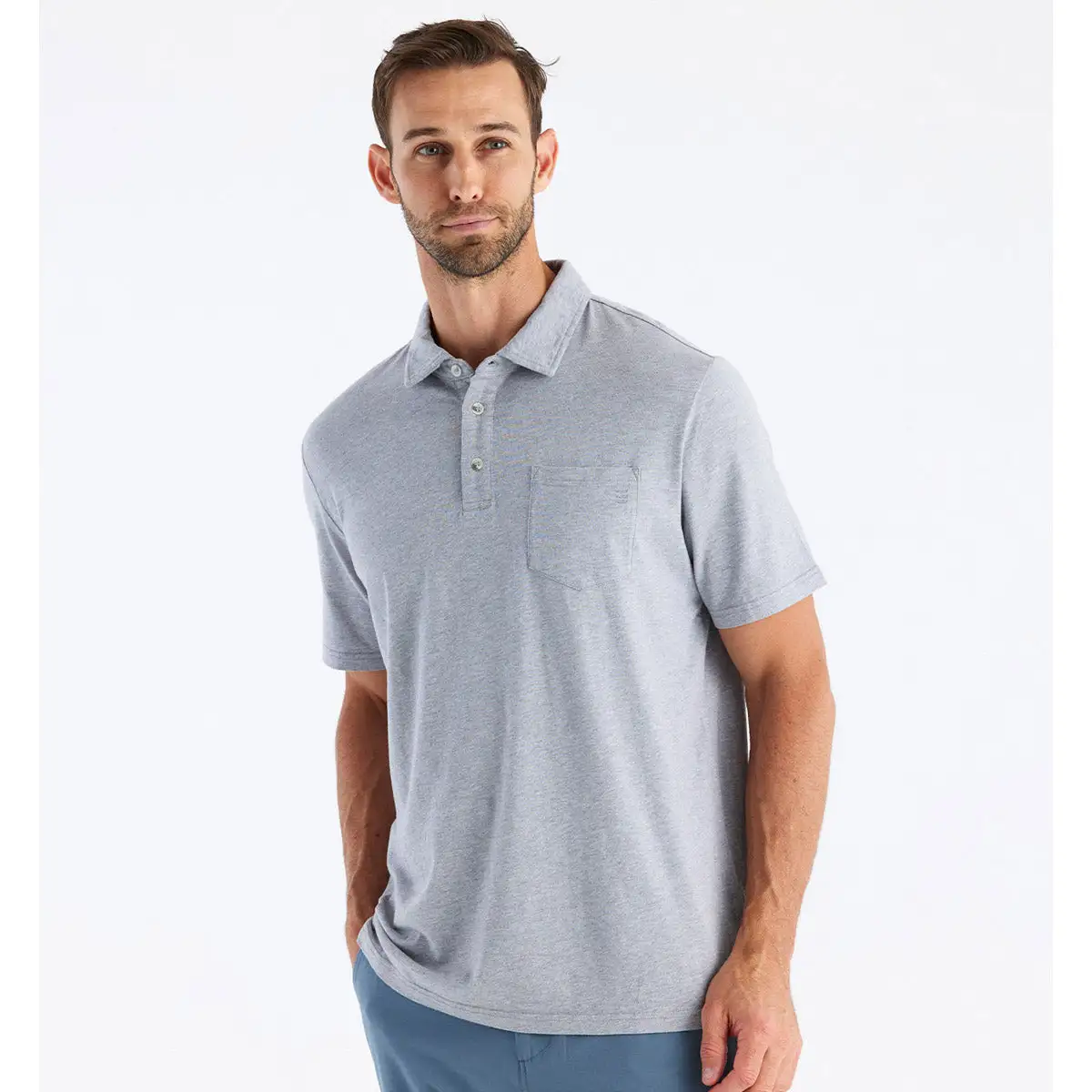Free Fly Apparel Men's Bamboo Heritage Polo 6 Free Fly Apparel Men's Bamboo Heritage Polo - Image 6