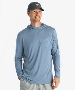 Free Fly Apparel Men's Bamboo Lightweight Hoodie -Outlet Sneakers Store lightweight hoody blue fog men 1