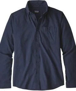 Patagonia Men's Long-Sleeved Vjosa River Pima Cotton Shirt