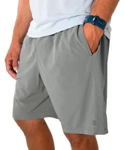 Free Fly Apparel Men's Breeze Short - 8" -Outlet Sneakers Store m breezeshorts Cement 1 4