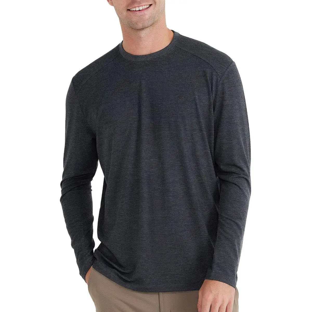 Free Fly Apparel Men's Bamboo Midweight Long Sleeve 9 Free Fly Apparel Men's Bamboo Midweight Long Sleeve - Image 9